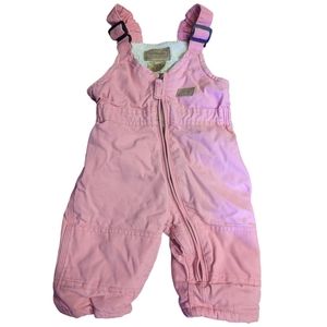 C.E. Schmidt Workwear Pink Overalls Fleece Sherpa Lined Insulated 12M